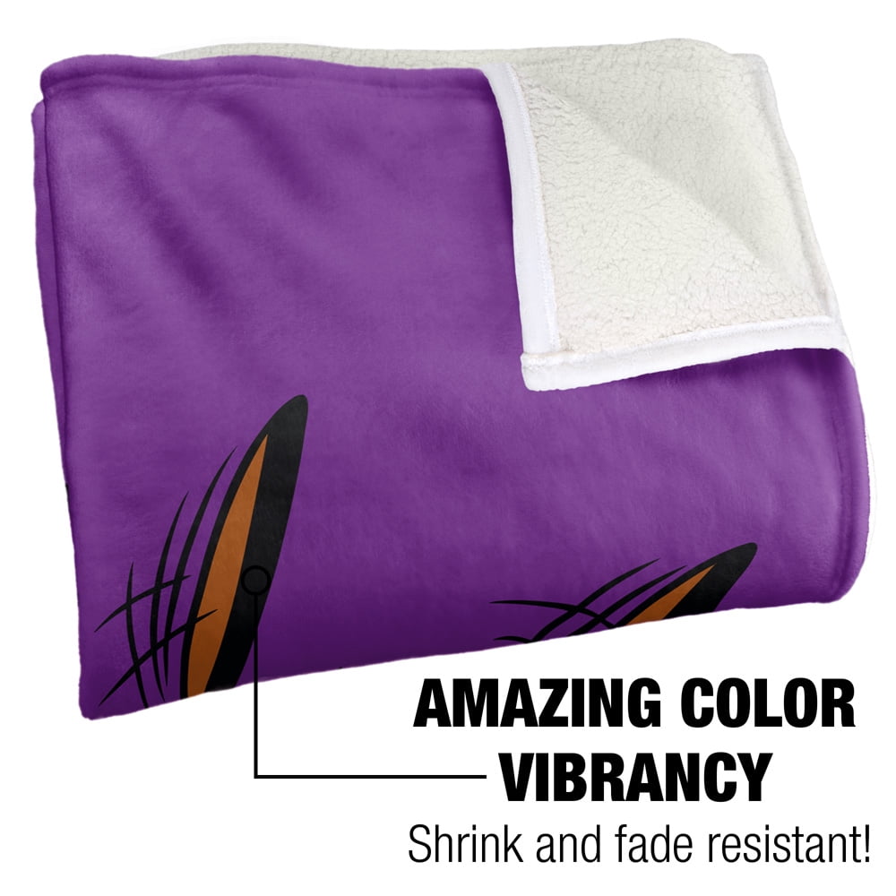 Courage The Cowardly Dog Blanket, Season 3 Cover 50"x60", Silky Touch Sherpa Back Super Soft Throw