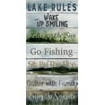 thumbnail image 2 of Gunn, Kourtni 9x14 Gold Ornate Wood Framed with Double Matting Museum Art Print Titled - Foggy Lake Rules, 2 of 4
