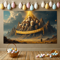 thumbnail image 5 of Tree Themed Decorative Banner with Old Lives Matter Message Party Decoration Background Backdrop Photo Props Festival Celebration Event Gathering Decorations, 5 of 8