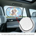 thumbnail image 4 of Yuyamidu Dachshund Car Sunshade Doughnut Car Window Shades 2 Pcs Blue Rear Side Window Sunshade Auto Interior Accessories Universal for Sedan Truck SUV, 4 of 7