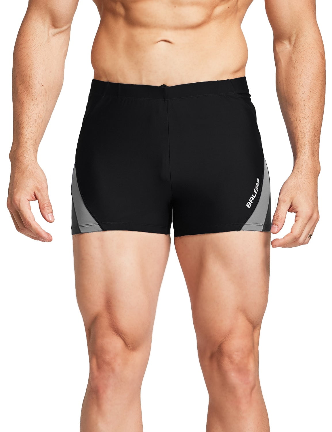 BALEAF Mens Athletic Durable Training Polyester Jammer Swimsuit