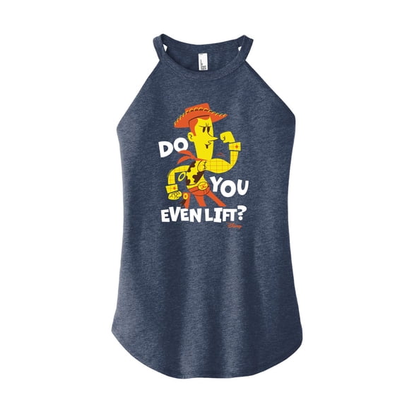 Toy Story - Do You Even Lift - Juniors High Neck Tank Top