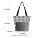 thumbnail image 3 of Balery Black White Halloween Bolsa de Hombro con Diseño, Bolsa Grande y Duradera, Bolsa Versátil para Compras, 3 of 6