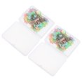 thumbnail image 2 of Miangastore Aiguilles à Épingle Couleur Assortie Plastique Acier Inoxydable 200 Pcs 1.5X0.5in, 2 of 9