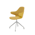 thumbnail image 5 of Adora Swivel Accent Chair with Upholstered Seat and Back, Mustard, 5 of 8