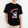 thumbnail image 4 of Lheaggik Cute Cartoon T-Shirt Men Women Crew Neck Shirt Cosplay Short Sleeve Kuro-mi Shirts Black L, 4 of 5
