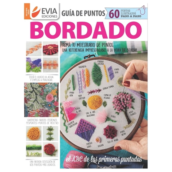 Bordado: guía de puntos (Paperback)