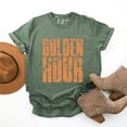 thumbnail image 6 of Golden Hour Block Distressed - Women's Garment Dyed Graphic T-Shirt, 6 of 10