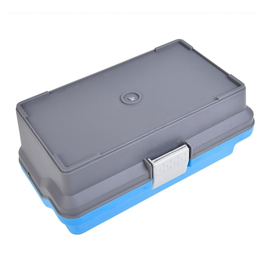 CEORPER 3 Layer Carp Fishing Tackle Box Internal Divider Container Box Fishing Hook Case