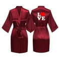 thumbnail image 1 of TIMIFIS Couples Silk Robe Sets Hotel Spa Robes Bride and Groom Robe Bridal Party Robes 1Pcs pring/Summer, 1 of 5