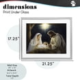 thumbnail image 4 of Stupell Industries Eclectic Peaceful Night Nativity Scene Gray Framed Print Under Glass, 21 x 17, by Arlington Prints, 4 of 8