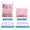 PINK, variant on UNIWELL 2-Pack Bath Toy Organizer Storage Mesh Hanging Bath Toy Holder with Adhesive Hooks & Suction Cups, Mesh Net Shower Caddy for Bathtub Toys White