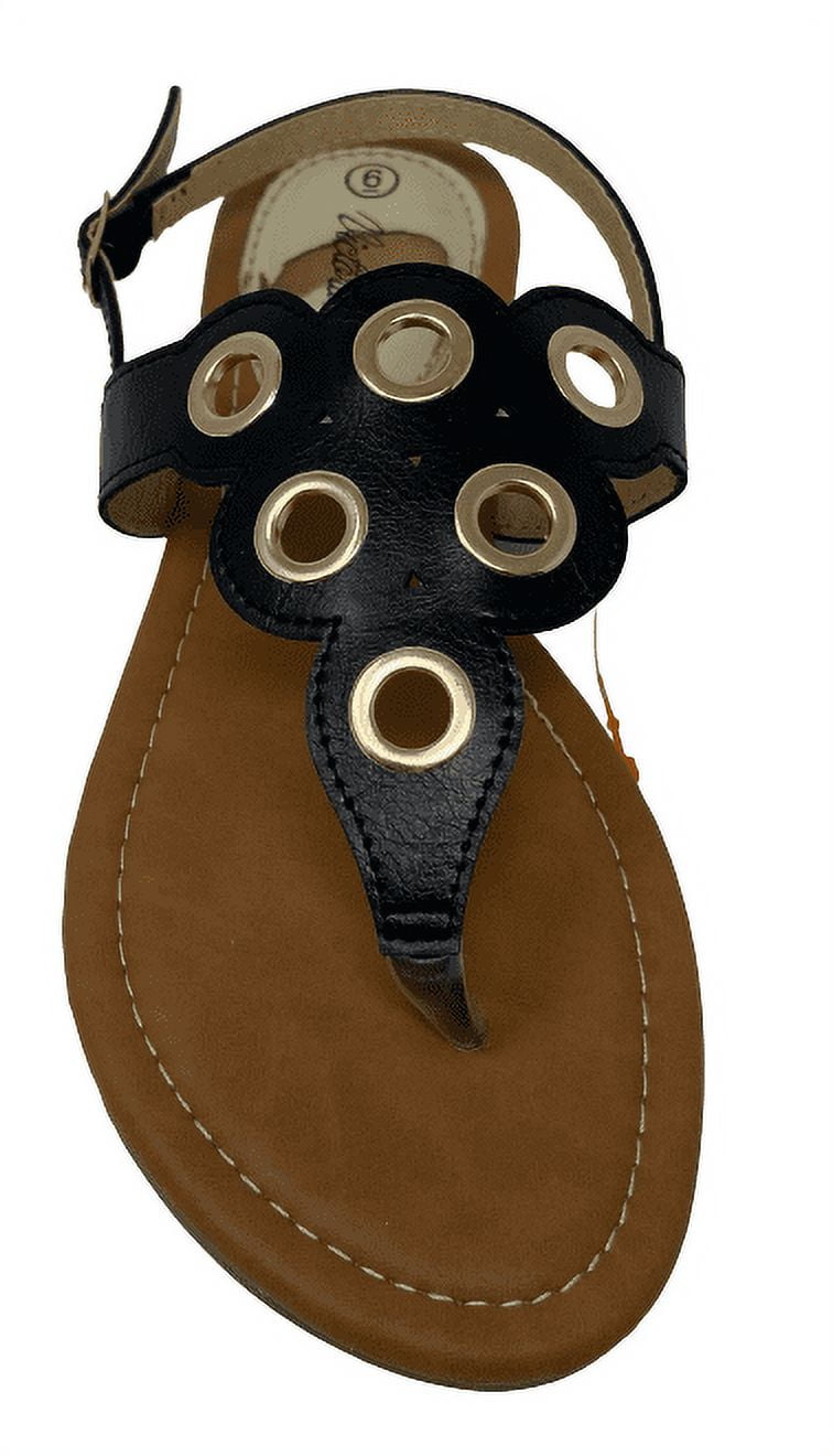 Victoria K Circular Perforated Design Sandals (Women)