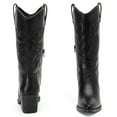 thumbnail image 2 of Love Steetly Cowboy Boots for Women Western Cowgirl Chunky Heeled Mid Calf Boot Pointed Toe Comfort Casual Fashion Calf High Womens Knee-High Boots., 2 of 6