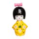 thumbnail image 3 of Figura de muñeca japonesa de dibujos animados en miniatura, pequeña escultura, figura de escritorio, geisha Amarillo A, 3 of 9