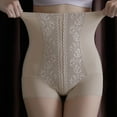 thumbnail image 5 of Viluyesy Womens Plus Size Shapewear Panties, Slimming Butt Lifter High Waist Tummy Control Body Shaping Brief Khaki 2XL, 5 of 9