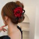 thumbnail image 5 of Pinza para el pelo con forma de rosa y lazo de encaje para mujer, ideal para cabello grueso y fino., 5 of 5