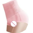 thumbnail image 4 of HUPOM Womens Underwear Panties For Girls High Waist Casual Tie Comfort Waist Pink L, 4 of 5