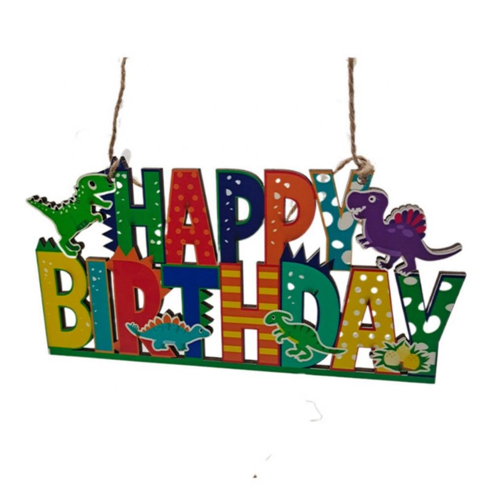 Dinosaur Theme Wood Decorations Roar Wood Wall Table Decor Dinosaur