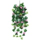 thumbnail image 2 of Flores artificiales decoración mural flores de invierno, flor artificial colgante de pared, diseño moderno, ideal para sala de estar, flores artificiales para hogar, larga duración, metal, 2 of 9