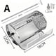 thumbnail image 1 of Cesta giratoria de acero inoxidable para parrilla ZJT250124491 | Varilla para asar alitas de pollo con mecanismo de cuerda automática de 360° | Malla de acero inoxidable 304 de grado alimenti, 1 of 5