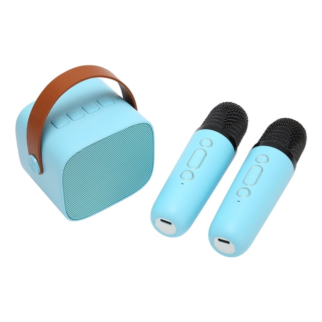 Altavoz Portátil, Máquina De Karaoke De Batería Larga Multifunción Con 2 Micrófonos Inalámbricos Para KTV Para La Fiesta