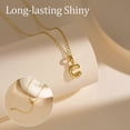 thumbnail image 5 of Initial Necklaces for Women, 14k Gold Plated Tiny Small Dainty Letter NecklaceSimple Cute Choker Necklaces Trendy Jewelry Gift, 5 of 5