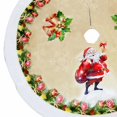 thumbnail image 4 of Feliz Navidad árbol falda Navidad vacaciones Santa Reno decoración adorno fiesta en casa árbol estera delantal 98cm Jumpingount JR0756-03, 4 of 4