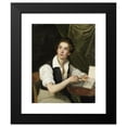 thumbnail image 2 of Charles Saligo 12x14 Black Modern Framed Museum Art Print Titled - Self-Portrait (1824 - 1826), 2 of 5