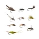 thumbnail image 5 of 10 señuelos de pesca con mosca artificiales con anzuelo y caja de almacenamiento, cebos para lubina, salmón, lucioperca y río., 5 of 9