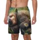 thumbnail image 1 of Fotbe Daisy Sleeping Sloth Traje de Baño para Hombre – Shorts de Natación de Secado Rápido con Forro y Bolsillos-X-Large, 1 of 6