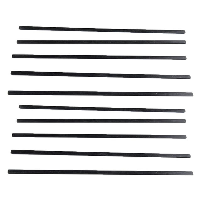 Tiras de fibra de carbono portátiles Resistencia temperaturas resistencia Baja densidad Resistencia a la corrosión Barras para , 10 piezas 0,5x3x200mm 10 piezas 05x3x200mm Hugo Barra plana de fibra de carbono