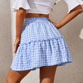 thumbnail image 2 of Aayomet Tennis Skirts For Women Women's Long Rainbow A Line Tulle Tutu Skirts Tiered Skirt Petticoat,Blue L, 2 of 4