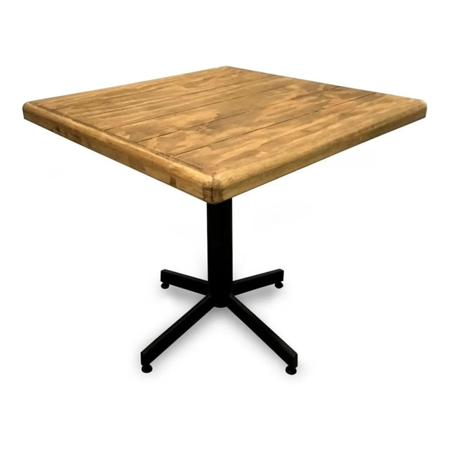 Mesa Madera 75x75 CM Restaurante Bar Cafetería Lounge Cocina Taqueria EC75M Dimobeler EC75M