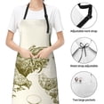 thumbnail image 6 of Cauagu Chickens Aprons with Pockets,Waterproof Apron for Women,Kitchen Cooking Apron Adjustable Bib Aprons Chef Apron for Cooking,Drawing,Crafting, 6 of 8