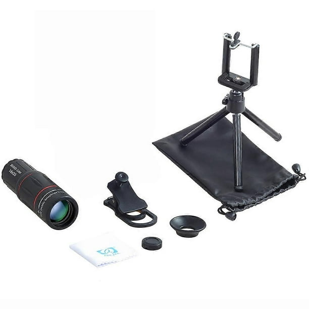 Apexel Universal 18X25 Monocular Zoom Hd Optical Cell Phone Lens Observing Survey 18X Telephoto Lens
