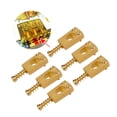 thumbnail image 4 of 6 uds. De sillines de cuerda de puente de guitarra de latón Vintage, accesorios para guitarras eléctricas, 4 of 7