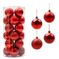 thumbnail image 2 of 24 bolas de Navidad, adornos para árbol de Navidad, bolas colgantes para árbol de Navidad, decoración para fiestas en el hogar, regalos de Año Nuevo 2025, Navidad, 2 of 5
