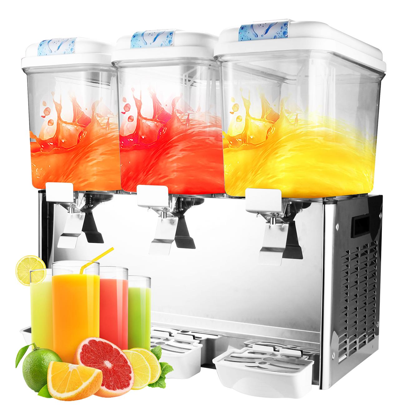 BEAMNOVA Commercial Cold Beverage Dispenser 14.3 Gallon Juice Cooler