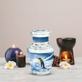 thumbnail image 5 of MUKTIVE Penguin Memorial Burial Urns for Human Ashes Women & Men, Grey Cremation Urn for Ashes Adult Mom Funeral, Small Keepsake 3 Inch Urns for Adult Male & Feamle for Cremated Remains, 5 of 7
