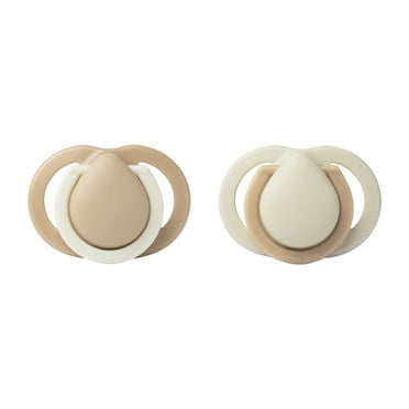 Tommee Tippee Newborn Pacifiers, 0-2 Months, Matte Texture, Reusable Sterilizer Pod, Pack of 2