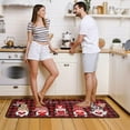 thumbnail image 4 of Valentine Kitchen Rugs Sets of 2 Valentines Day Kitchen Mats Home Kitchen Decor Truck Gnome Kitchen Floor Mat, 4 of 6