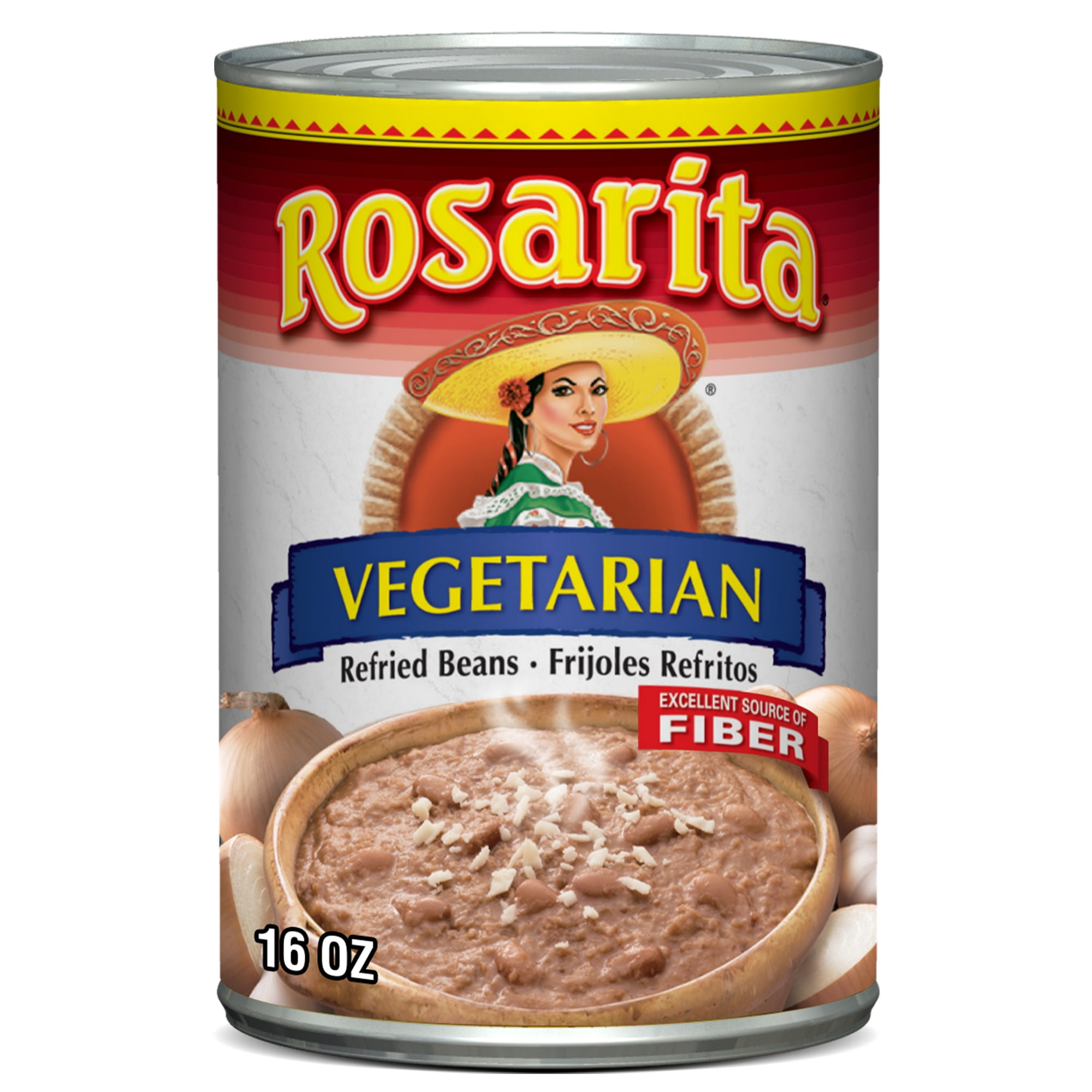 Rosarita Vegetarian Refried Beans, 16 oz.