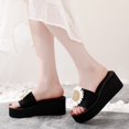 thumbnail image 2 of VerPetridure Women's Platform & Wedge Sandals Women Beach Breathable Flowers Sandals Home Slipper Flip-Flops Wedges Shoes, 2 of 8