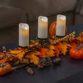 thumbnail image 6 of Ornativity Maple Leaves Candle Holder Thanksgiving Multi-Colored Metal Prop with Pinecones & Acorns, 6 of 7