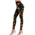 thumbnail image 2 of Gvmfive Women Halloween Holiday Print Yoga Sport Casual Leggings, 2 of 8