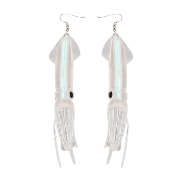 Simulation Squid Dangle Earrings Squid Earrings Party Jewelry Dangle Earrings Ear Jewelry ABS Material for Women Girls