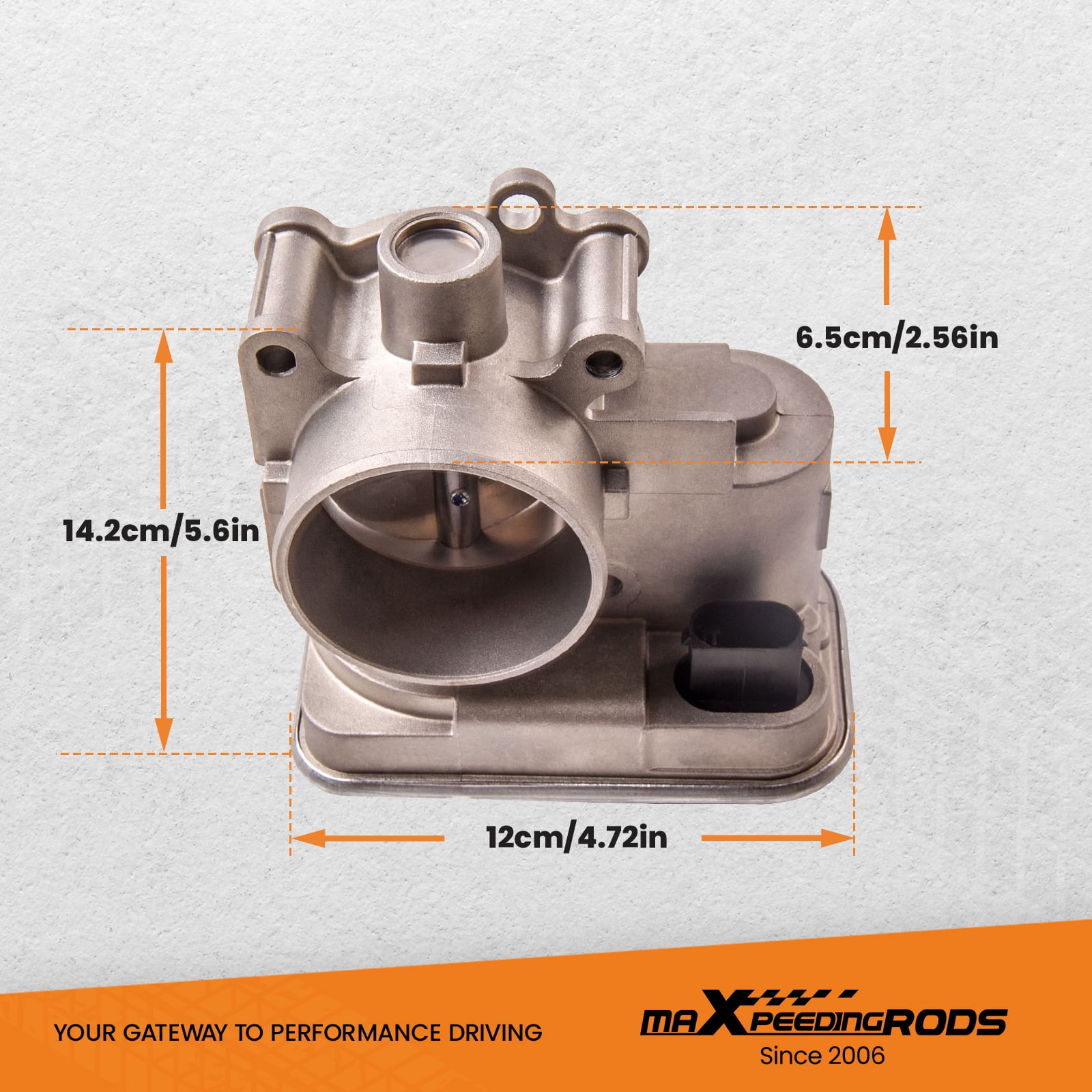 maXpeedingrods Electronic Throttle Body for Chrysler 200 2011-2014, for Dodge Avenger, Caliber, Journey, for Jeep Compass and Patriot 2007-2017, Sebring 2007-2010, 4891735AC, 4891735, 977-025