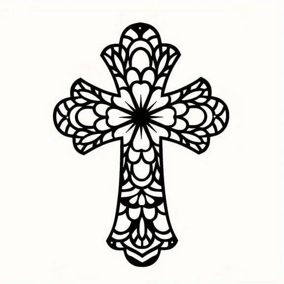 Modern Fashing Hanging Decoration, Creative Decorative Metal Wall Arts, Beautiful Vintage Decorative Hanging Crosses Wall Decor