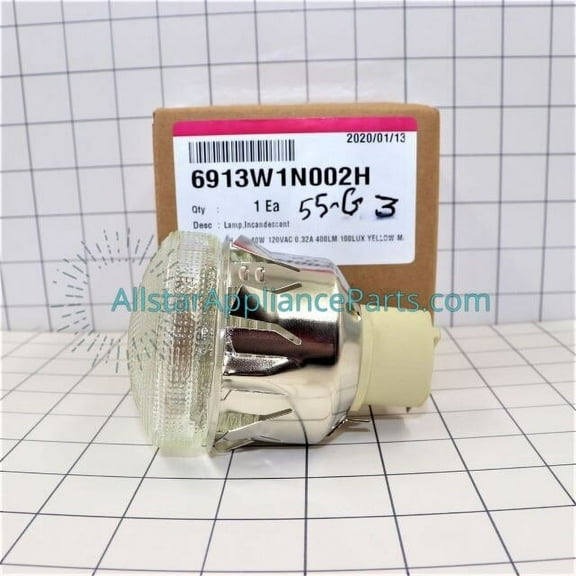 LG Range/Stove/Oven Lamp,incandescent 6913W1N002C
